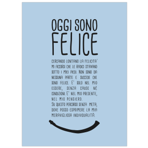 Oggi sono felice