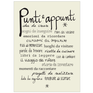 Punti e appunti