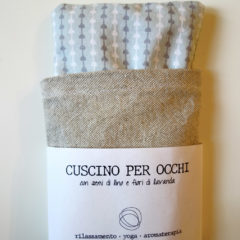 Cuscino per occhi alla lavanda