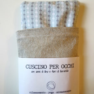 Cuscino per occhi alla lavanda