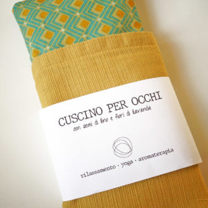Cuscino per occhi alla lavanda